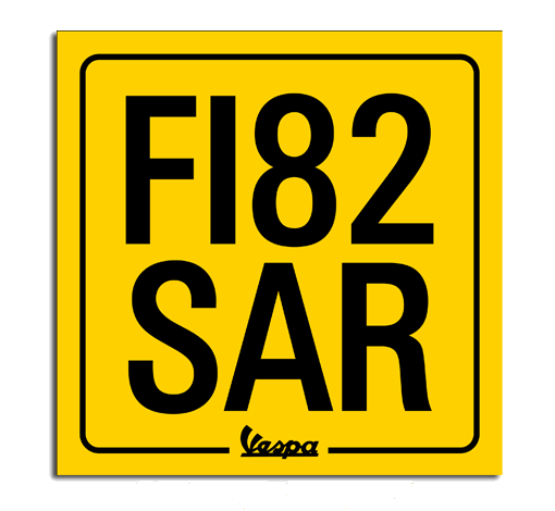 Perspex scooter plates