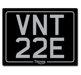 Perspex bike plates