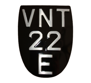 Pressed metal bike plates